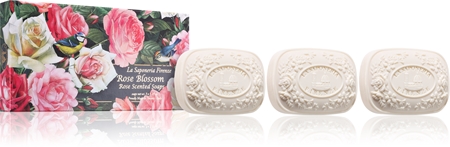 Saponificio Artigianale Fiorentino Rose Blossom Set sada tuhých mýdel