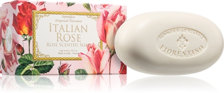 Saponificio Artigianale Fiorentino Italian Rose Naturlig tvålbit Med doft av rosor