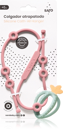 Saro Baby Silicone Catch-All Hanger cordón de silicona