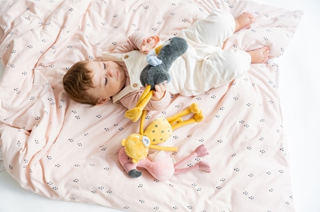 Saro Baby Jungle Party Longlegs pluche knuffel