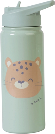 Gourde Isotherme 1,2 L Avec Paille - Motif Koala, Acier Inox 304/201, Maintient Le Chaud/froid, Parfaite Pour Sport Ou Bureau