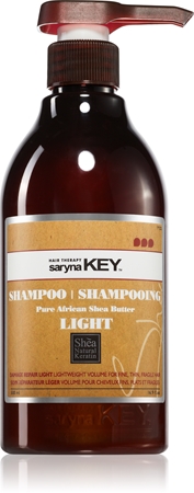 Saryna Key Pure African Shea Butter Light šampon s bambuckým máslem