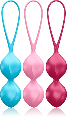 Satisfyer V BALLS DOUBLE SET 3 ks vaginalvægt