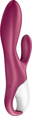 Satisfyer HEATED AFFAIR WARMING RABBIT vibromasseur muni d’un stimulateur clitoridien