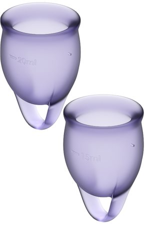 Satisfyer Feel Confident Menstrual Cup menstruationskop Purple