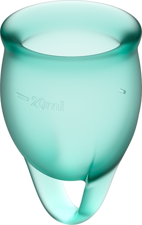 Satisfyer Feel Confident Menstrual Cup Coupe menstruelle Dark blue