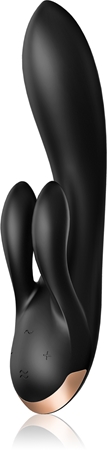 Satisfyer Double Flex vibrators ar klitora stimulatoru