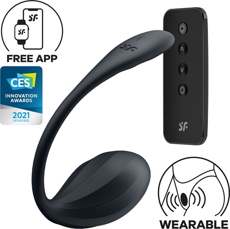 Satisfyer Ribbed Petal Connect App vibrační vajíčko