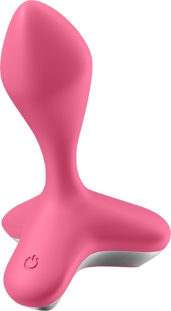 thigh highs and garter belt Satisfyer GAME CHANGER Butt-Plug vibrierend