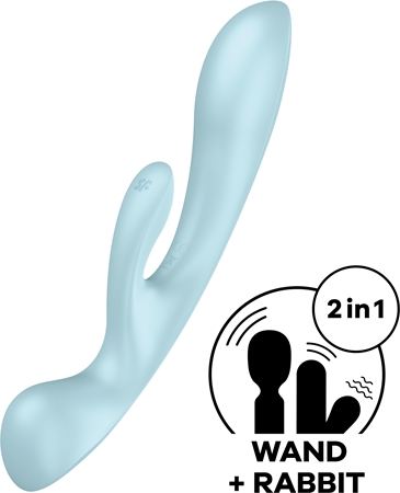 Satisfyer TRIPLE OH vibromasseur avec stimulateur de clitoris