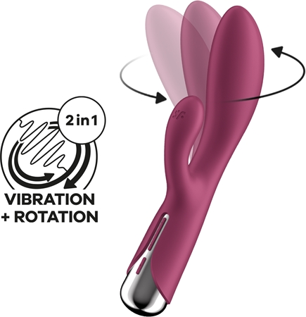 Satisfyer Spinning Rabbit 1 Rotating Shaft csiklóizgatós vibrátor rotációs
