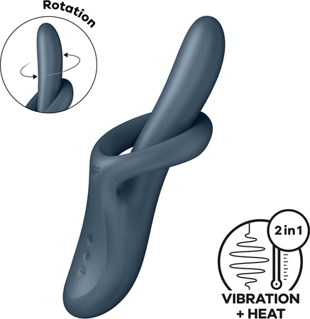 Satisfyer HEAT FLEX 4 klitorį stimuliuojantis vibratorius