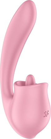 Satisfyer Tongue Genius vibrator with clitoral stimulator