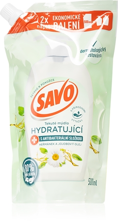 Savo Chamomile & Jojoba Oil tekuté mýdlo na ruce náhradní náplň