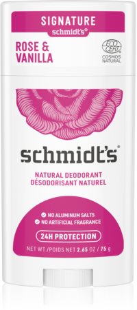Schmidt's Rose + Vanilla Alumiiniumivaba deodorandipulk