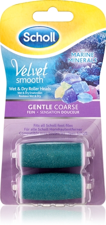 Scholl Velvet Smooth Gentle Coarse náhradná hlavica do elektrického pilníku na chodidlá