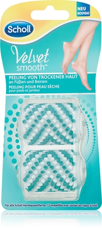 Scholl Velvet Smooth cabeça recarga para lima eléctrica para pés com efeito peeling