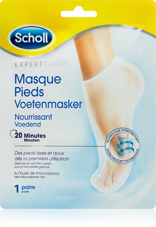 Scholl Expert Care máscara de nutrição profunda para pés