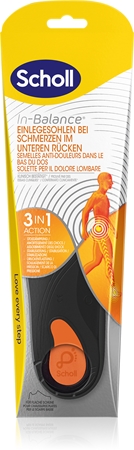 Scholl In-Balance Lower Back insoles for heels