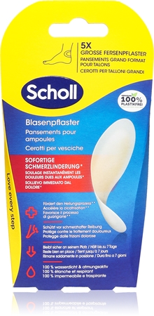 Scholl Dr. Scholl's Blister Plasters Waterproof Plaster for heel blisters