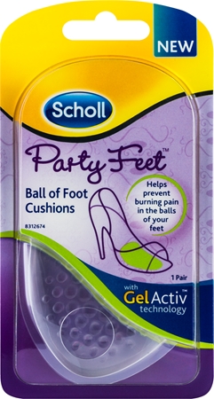 Scholl Party Feet Ultra Slim гел-стелки за ходила