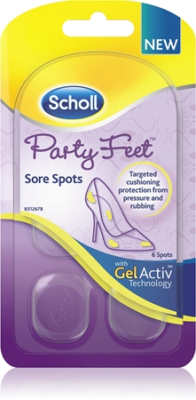 Scholl GelActiv Party Feet laput jalkojen herkkiin kohtiin