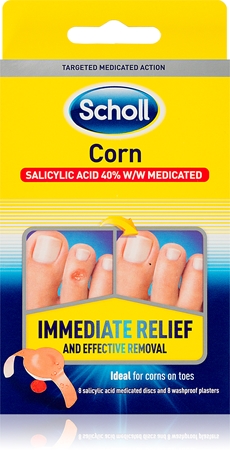 Scholl Náplasti na odstranění kuřího oka 8 + 8 sada náplastí