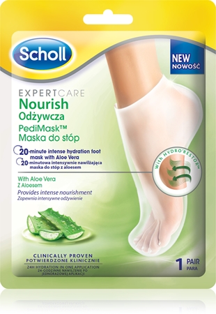 Scholl Expert Care maschera di nutrimento profondo per le gambe