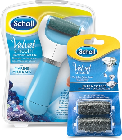 Scholl Expert Care električna pilica za stopala + 2 nadomestni glavi
