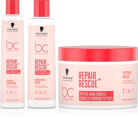 Schwarzkopf Professional BC Bonacure Repair Rescue+ set for damaged hair