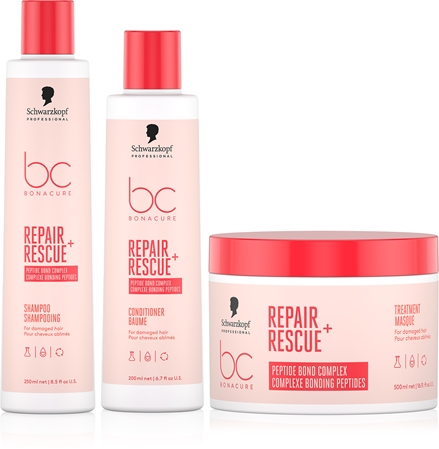 Schwarzkopf Professional BC Bonacure Repair Rescue+ set for damaged hair