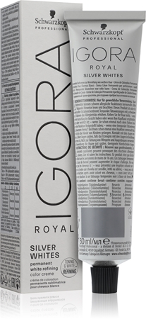 Schwarzkopf Professional IGORA Royal Absolutes SilverWhite tónující demi-permanentní barva na vlasy pro stříbrné a bílé vlasy