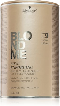 Schwarzkopf Professional Blondme Bond Enforcing κορυφαίο ξάνοιγμα χρώματος 9+ χωρίς σκόνη πούδρα
