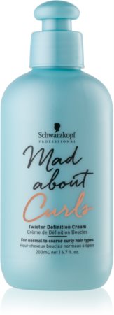 Schwarzkopf Professional Mad About Curls Feuchtigkeit spendende Stylingcreme für welliges Haar