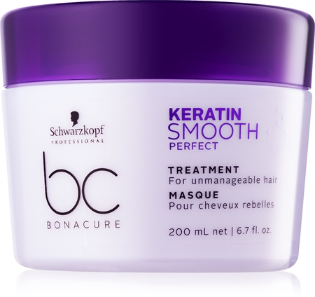 Schwarzkopf Professional BC Bonacure Keratin Smooth Perfect maska pro nepoddajné a krepatějící se vlasy