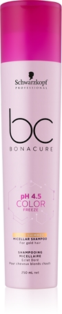 Schwarzkopf Professional BC Bonacure pH 4,5 Color Freeze Mizellen-Shampoo für blonde Haare