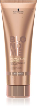 Schwarzkopf Professional Blondme reinigendes Detox-Shampoo für alle blonde Haartypen