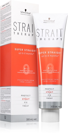 Schwarzkopf Professional STRAIT Therapy Super Straight krém a haj kiegyenesítésére