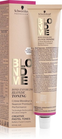 Schwarzkopf Professional Blondme Toning βαφή για τα μαλλιά με χρώμα