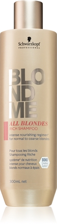 Schwarzkopf Professional Blondme All Blondes Rich shampoo nutriente per capelli grossi