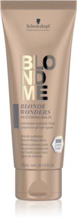 Schwarzkopf Professional Blondme Blonde Wonders obnovitveni balzam za blond lase in lase s prameni