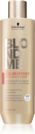 Schwarzkopf Professional Blondme All Blondes Rich der nährende Conditioner für grobes Haar