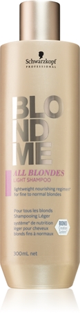Schwarzkopf Professional Blondme All Blondes Light vyživující šampon pro jemné až normální vlasy