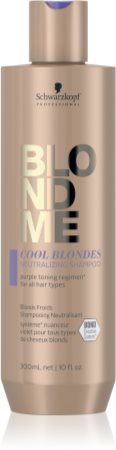 Schwarzkopf Professional Blondme Cool Blondes shampoo anti-giallo per capelli biondi e con mèches