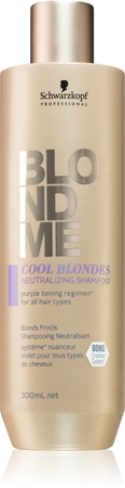 Schwarzkopf Professional Blondme Cool Blondes šampón neutralizujúci žlté tóny pre blond a melírované vlasy