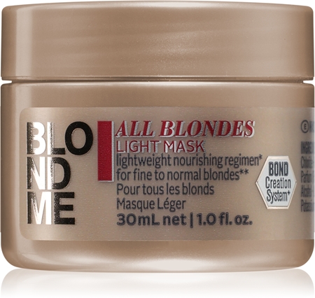 Schwarzkopf Professional Blondme All Blondes Light vyživující maska pro jemné až normální vlasy
