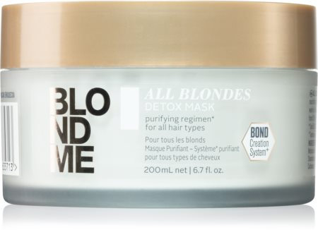 Schwarzkopf Professional Blondme All Blondes Detox Entgiftende Reinigungsmaske für blondes und meliertes Haar