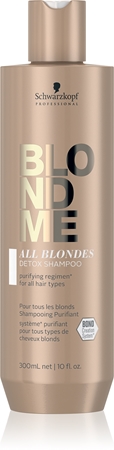 Schwarzkopf Professional Blondme All Blondes Detox σαμπουάν καθαρισμού και αποτοξίνωσης για ξανθά και με ανταύγειες μαλλιά