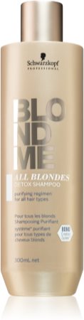 Schwarzkopf Professional Blondme All Blondes Detox Cleansing Detoxifying Shampoo För blont och slingat hår