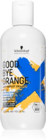 Schwarzkopf Professional Goodbye  Orange tónovací šampon neutralizující mosazné podtóny